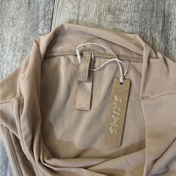 SKIMS High Waisted Mesh Cheeky Brief XS Clay - Picture 3 of 3